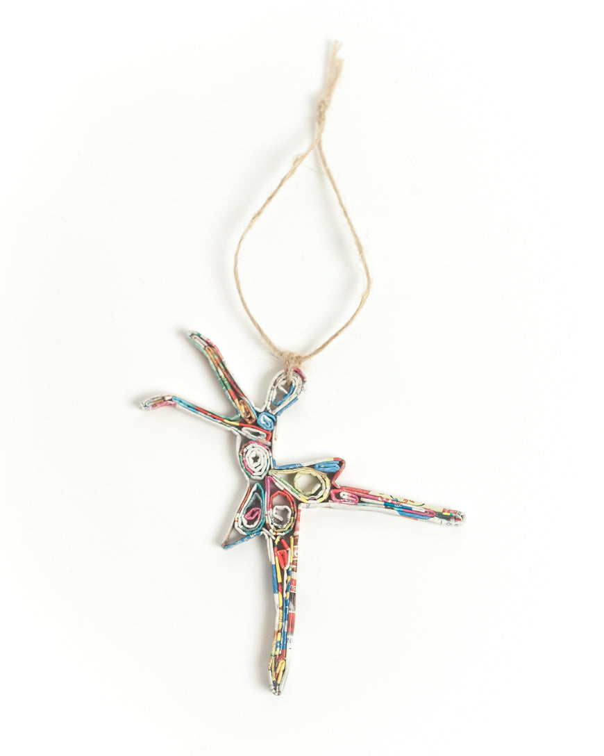 Quilled Paper Ballerina Ornament